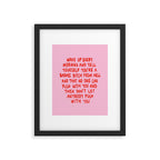 Girl Boss Motto Framed Art Print Gallery Image 6