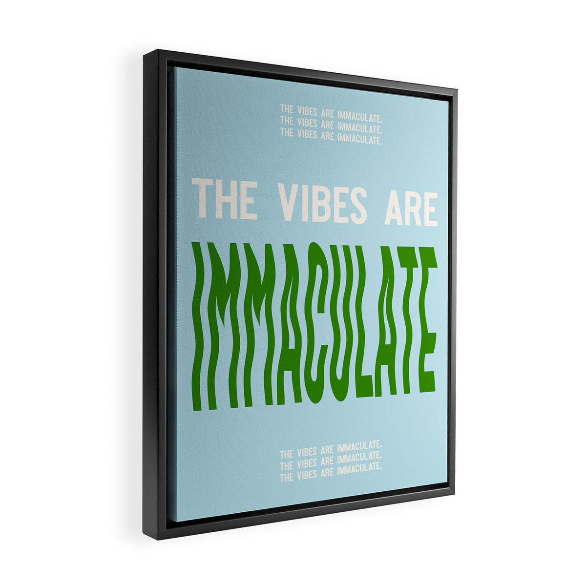 Immaculate Vibes Framed Canvas Print Gallery Image 2