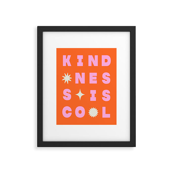 Kindess Is Cool Framed Art Print Gallery Image 1