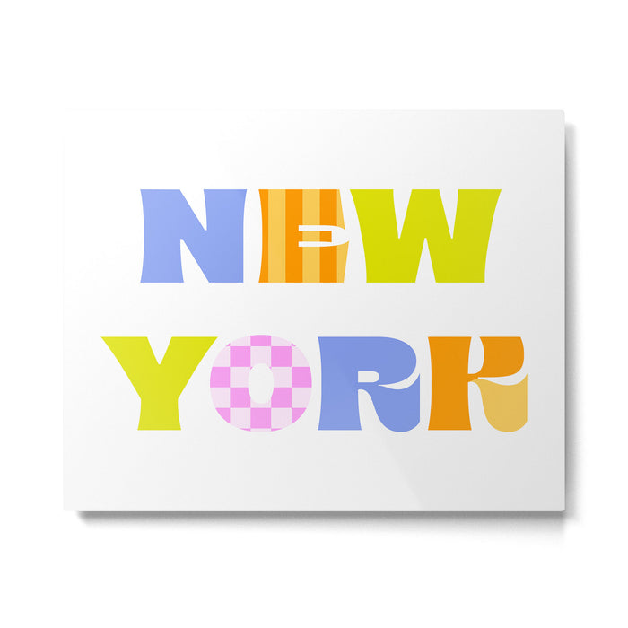 New York In Color Metal Print Gallery Image 1