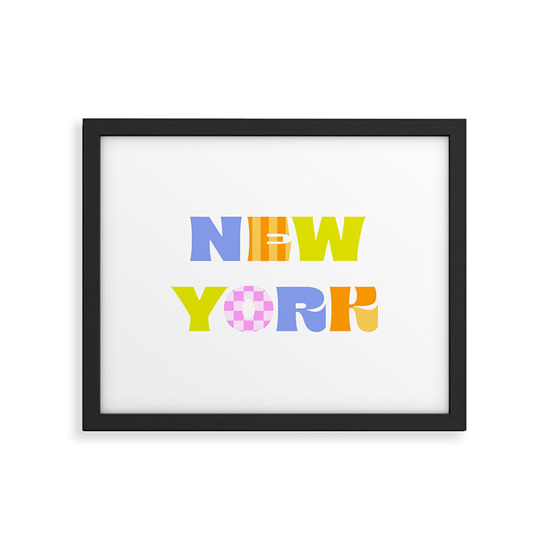 New York In Color Framed Art Print Gallery Image 5