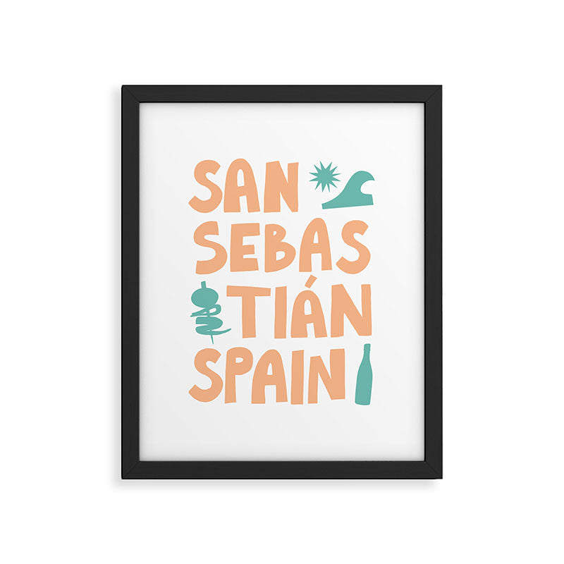 San Sebastian, Spain: Going Places Framed Art Print Gallery Image 5