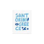 Santorini, Greece: Going Places Art Print Gallery Image 1