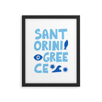 Santorini, Greece: Going Places Framed Art Print Gallery Image 5