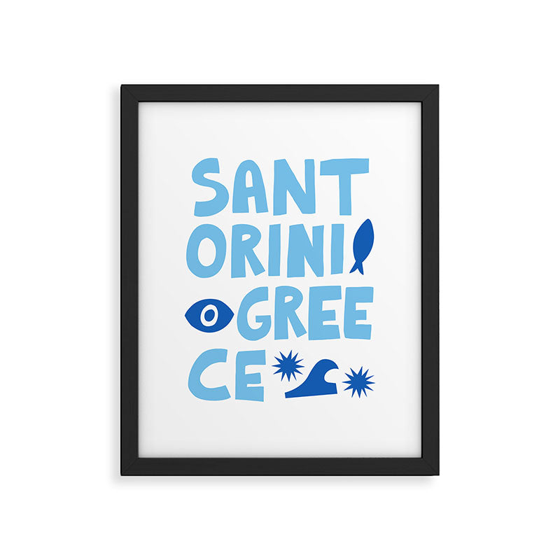 Santorini, Greece: Going Places Framed Art Print Gallery Image 5