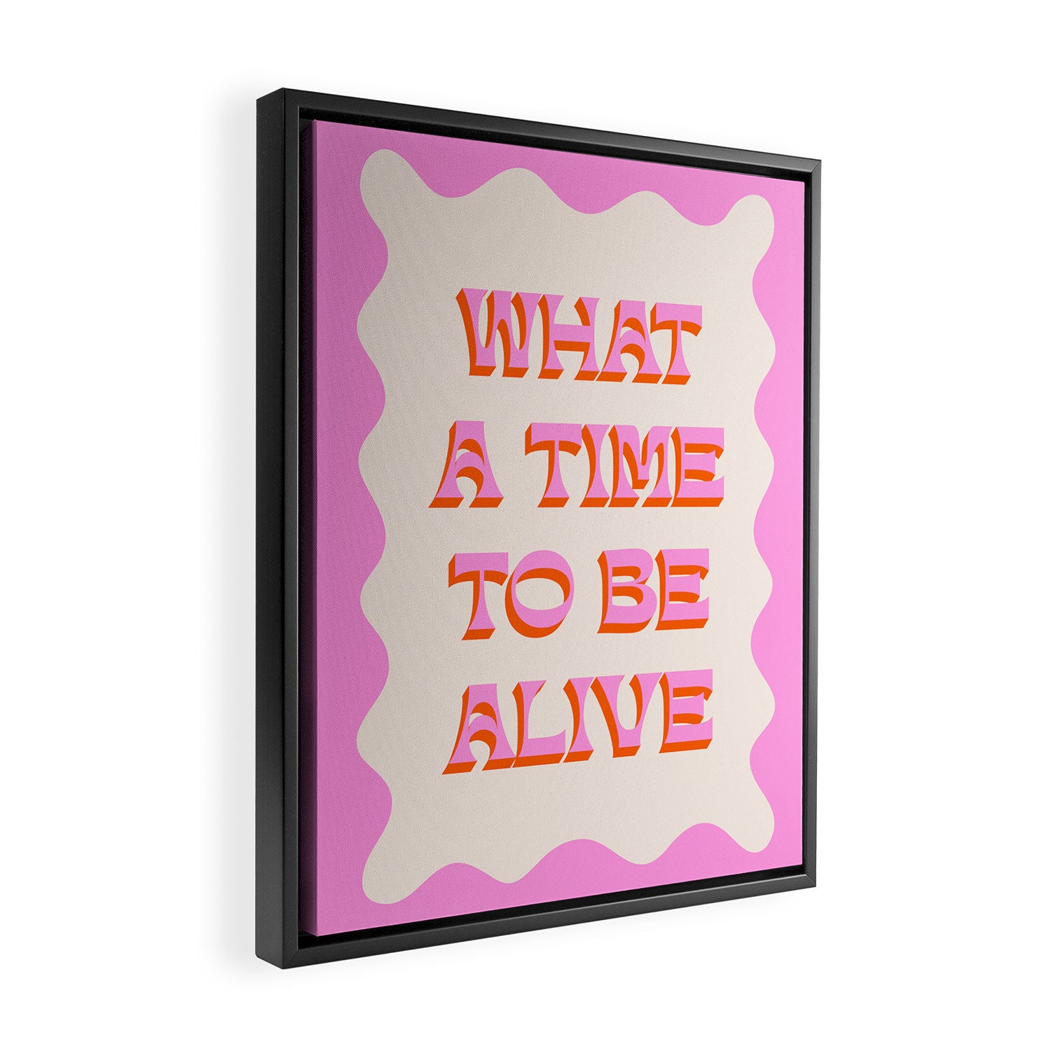 What A Time To Be Alive Framed Canvas Print Gallery Image 2