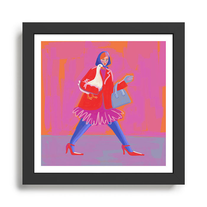 Duck Framed Art Print Gallery Image 1