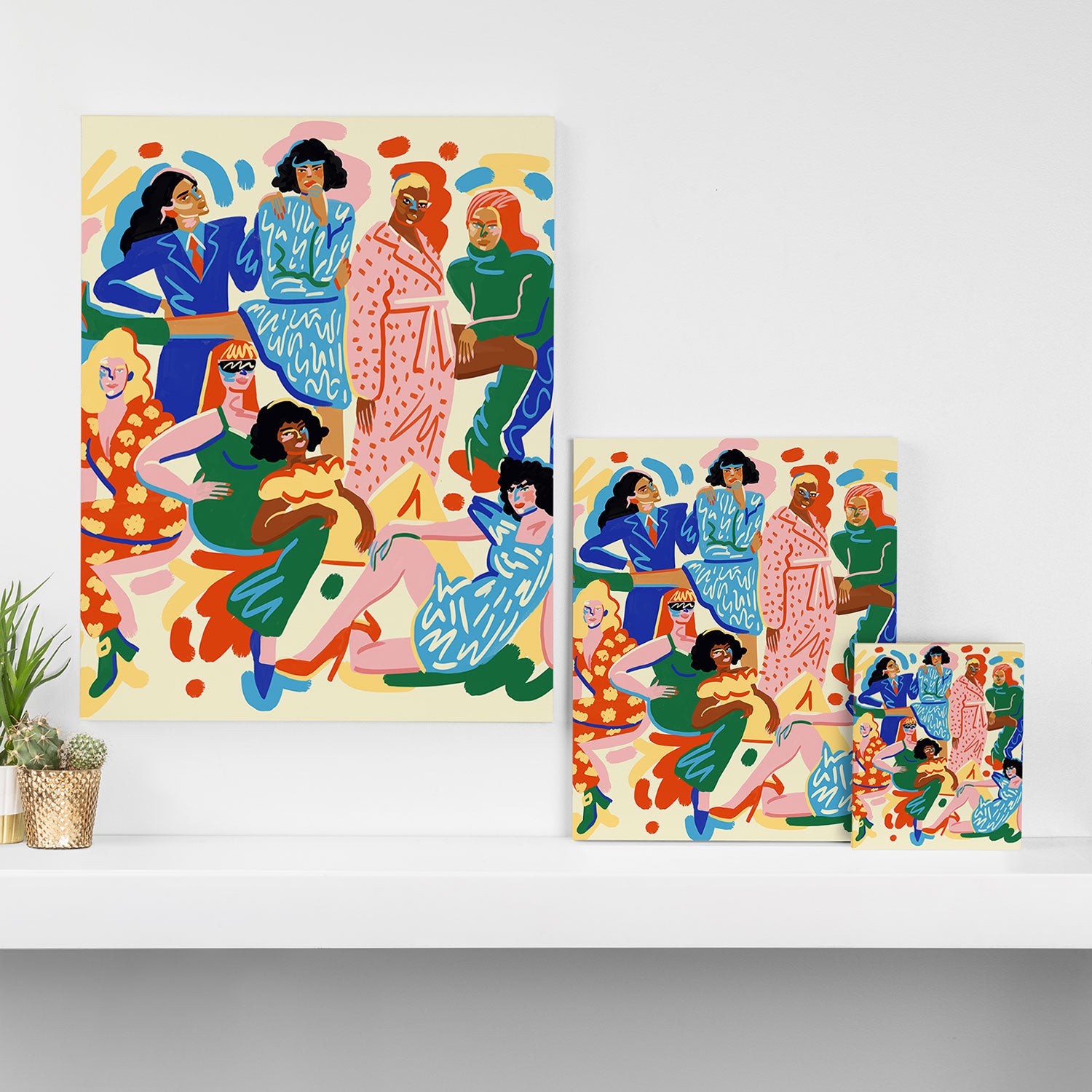 Friends Canvas Print Gallery Image 3