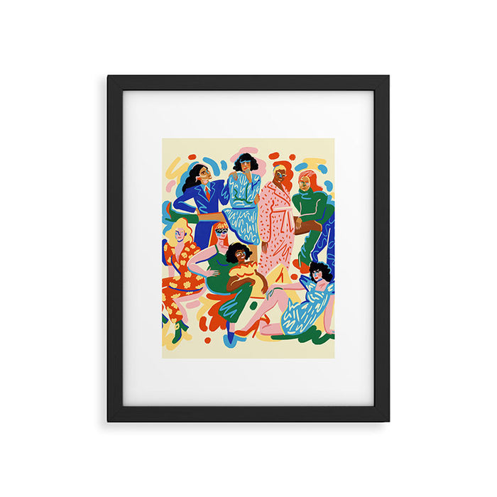 Friends Framed Art Print Gallery Image 1