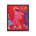 Roller Skaters Framed Canvas Print Gallery Image 8