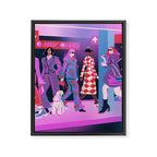 Rush Hour Framed Canvas Print Gallery Image 8
