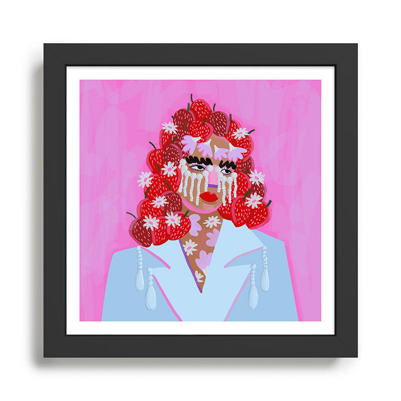 Strawberries Framed Art Print Gallery Image 1