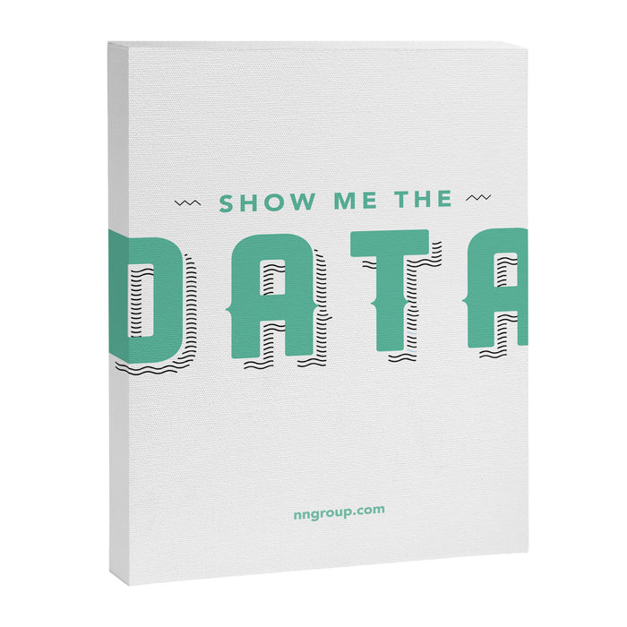 Show Me The Data Canvas Print Gallery Image 1