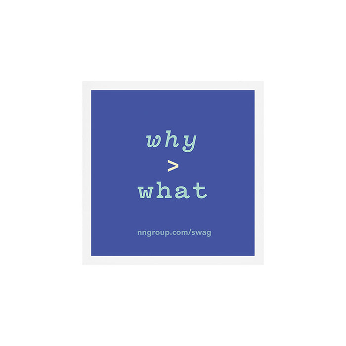 Why > What Art Print Gallery Image 1