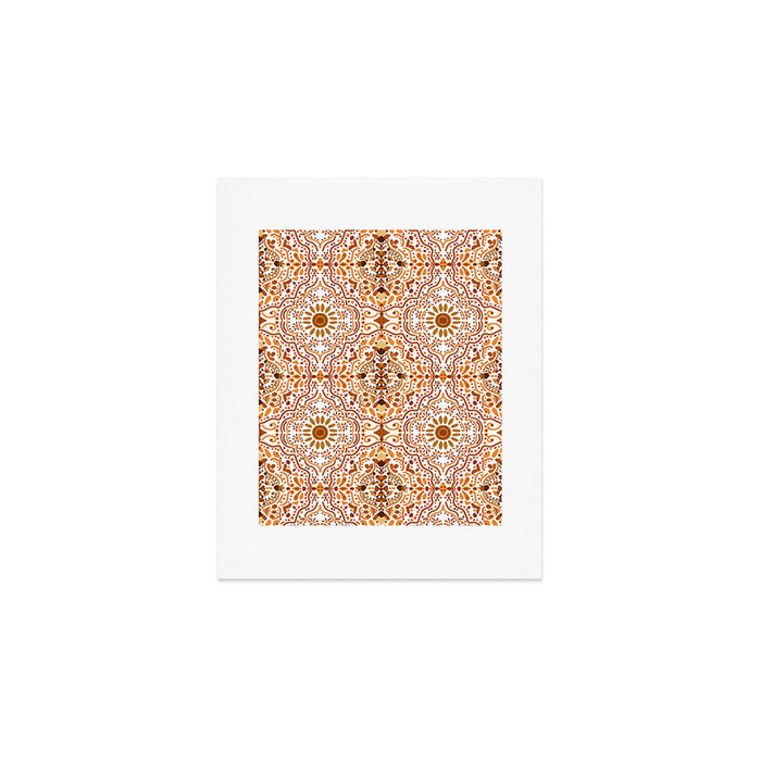 Bohemian Fantasy in Orange Art Print Gallery Image 1