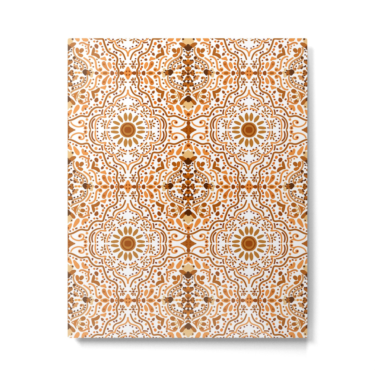 Bohemian Fantasy in Orange Metal Print Gallery Image 6
