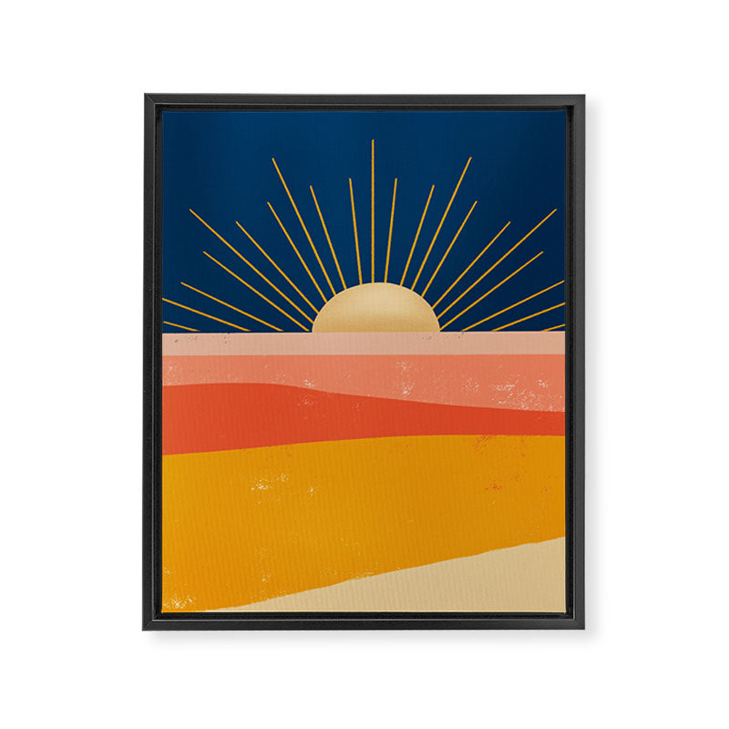 Here comes the Sun Framed Canvas Print Gallery Image 8