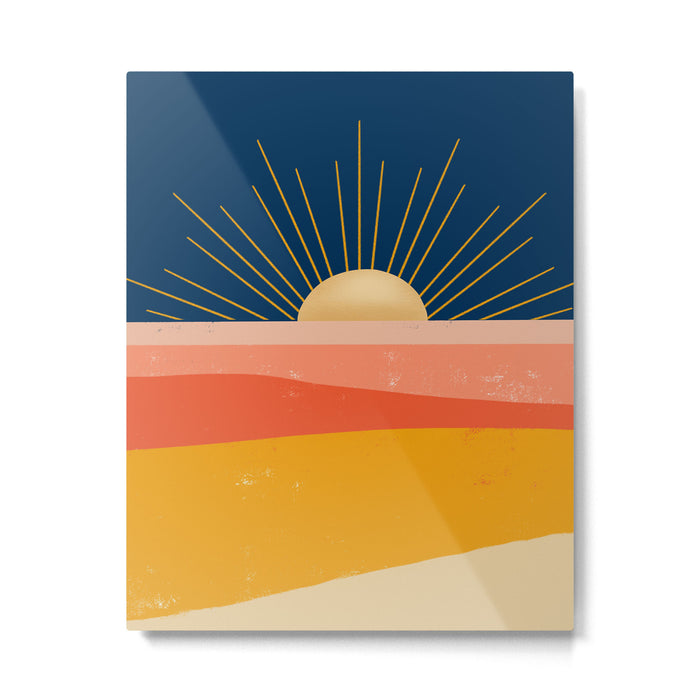Here comes the Sun Metal Print Gallery Image 1
