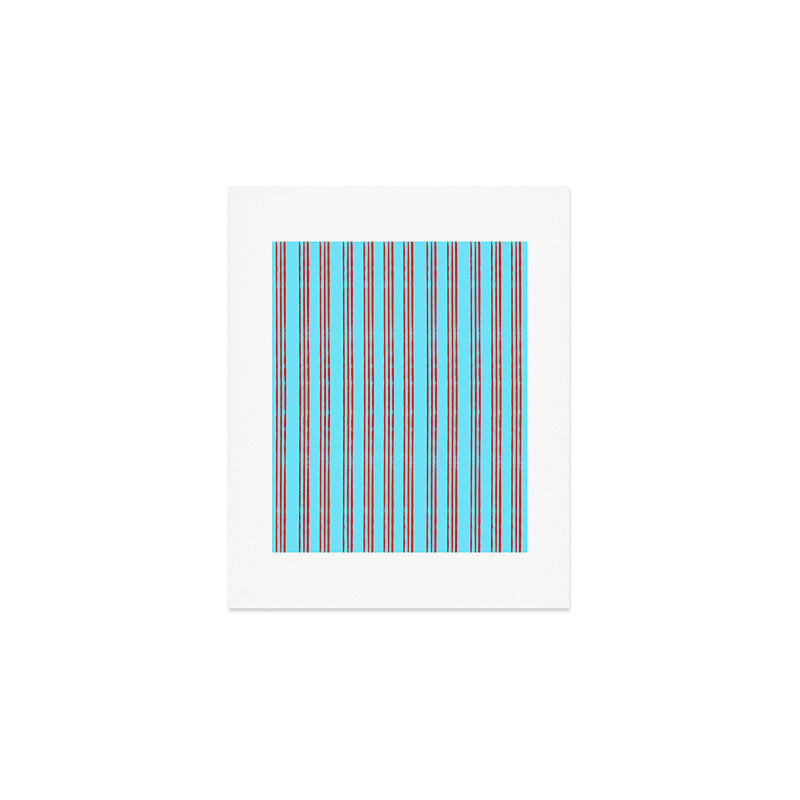 Americana Stripes Art Print Gallery Image 1