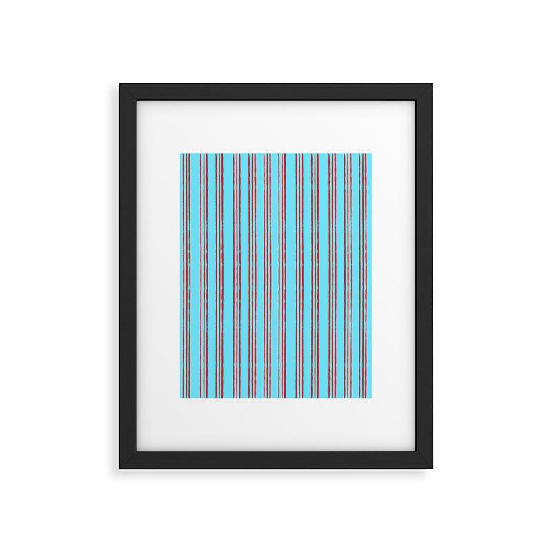 Americana Stripes Framed Art Print Gallery Image 6