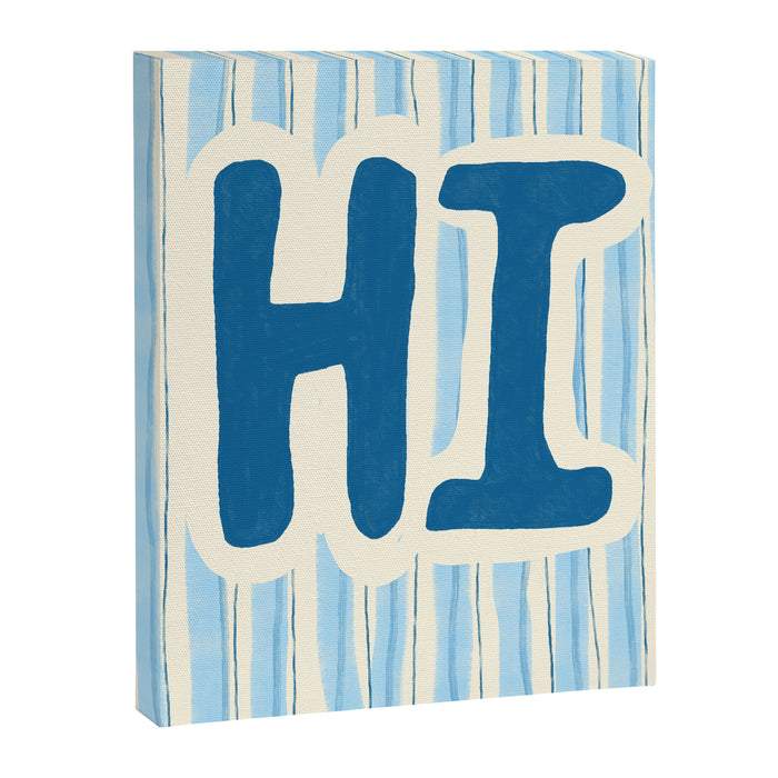 Azul Stripes Canvas Print Gallery Image 1