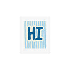 Azul Stripes Art Print Gallery Image 1