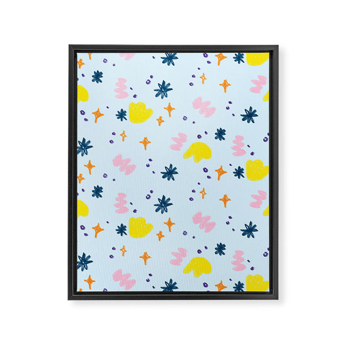 Cosmic Chaos Framed Canvas Print Gallery Image 1