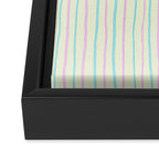 Cotton Candy Stripes Framed Canvas Print Gallery Image 3