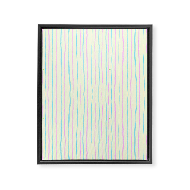 Cotton Candy Stripes Framed Canvas Print Gallery Image 8