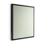 Cotton Candy Stripes Framed Canvas Print Gallery Image 2