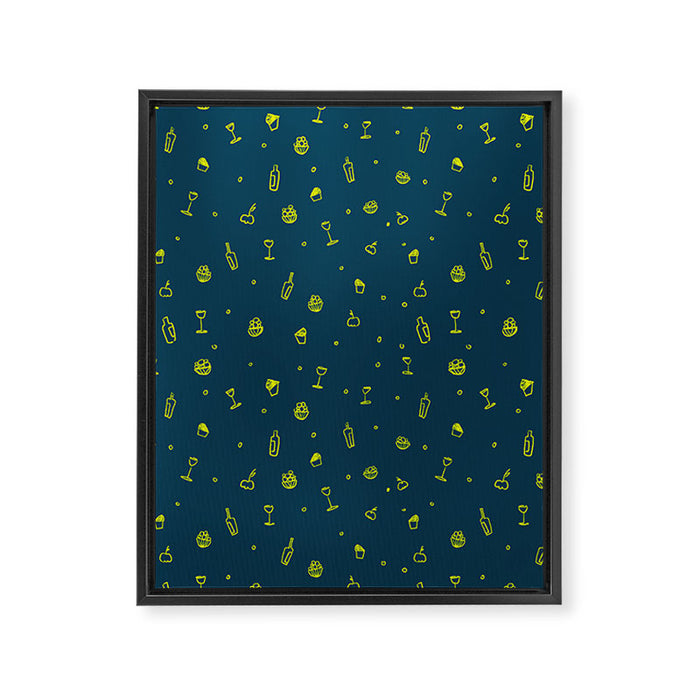 Euro Nights Framed Canvas Print Gallery Image 1