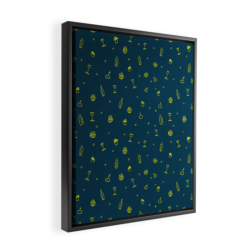 Euro Nights Framed Canvas Print Gallery Image 2