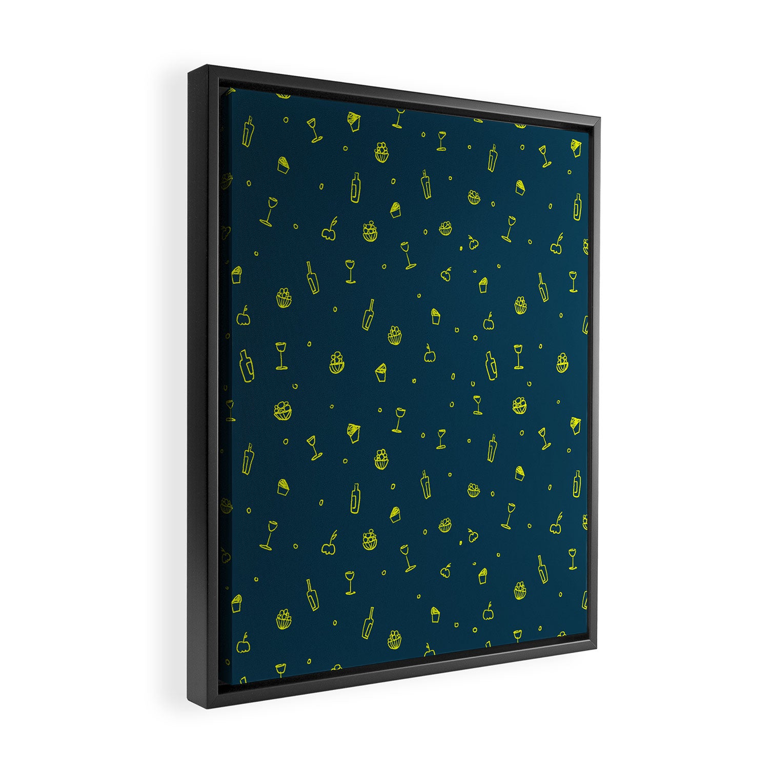 Euro Nights Framed Canvas Print Gallery Image 2