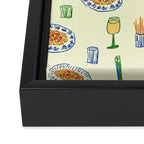 Italian Market Framed Canvas Print Gallery Image 3
