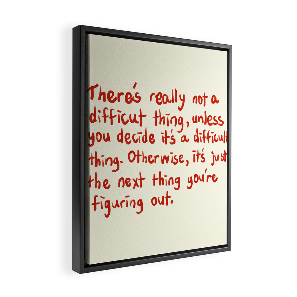 It's YOU Framed Canvas Print Gallery Image 2