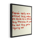 It's YOU Framed Canvas Print Gallery Image 2