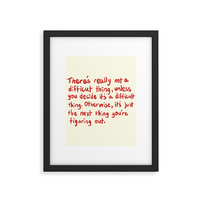 It's YOU Framed Art Print Gallery Image 1