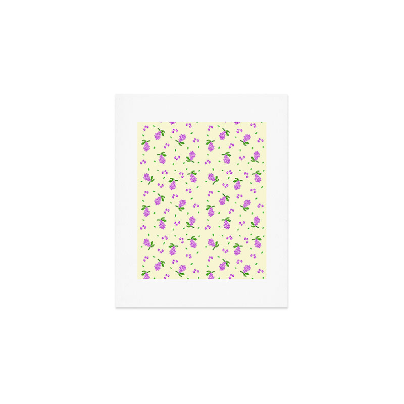 Lilac Blooms Art Print Gallery Image 1