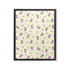 Lilac Blooms Framed Canvas Print Gallery Image 8