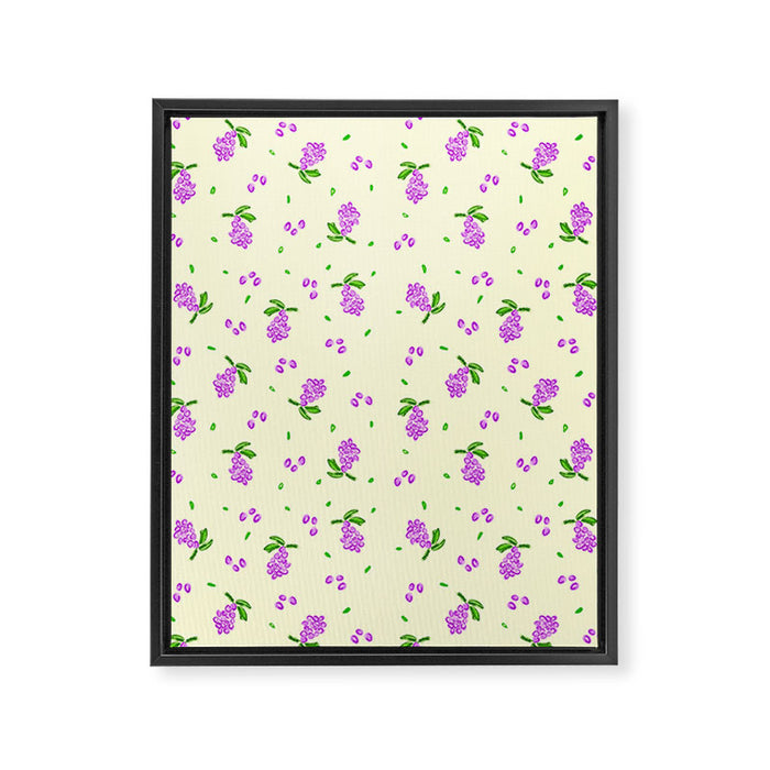 Lilac Blooms Framed Canvas Print Gallery Image 1