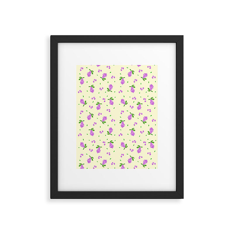 Lilac Blooms Framed Art Print Gallery Image 6