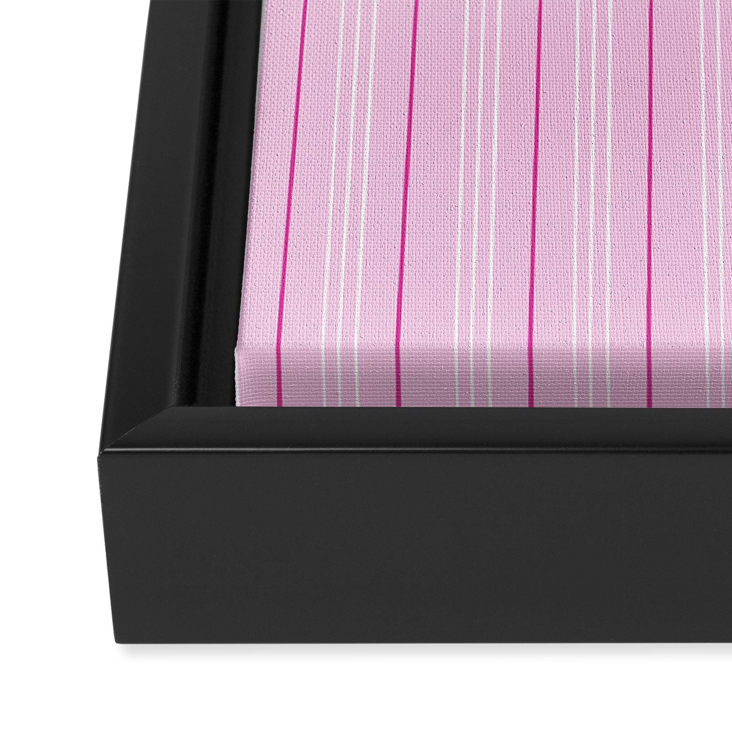Lola Stripes Framed Canvas Print Gallery Image 3