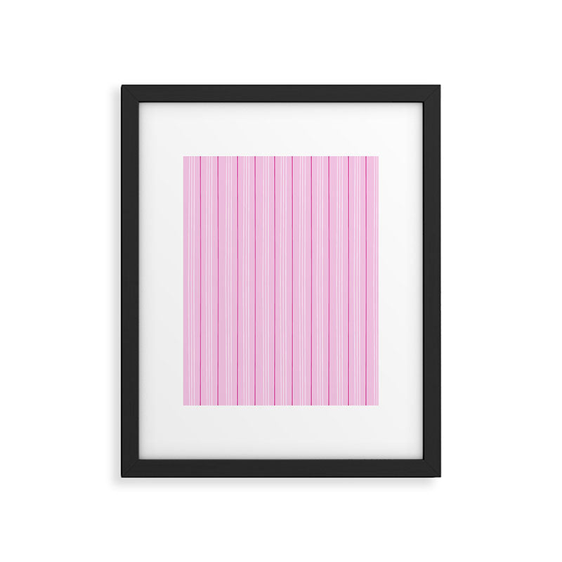 Lola Stripes Framed Art Print Gallery Image 6