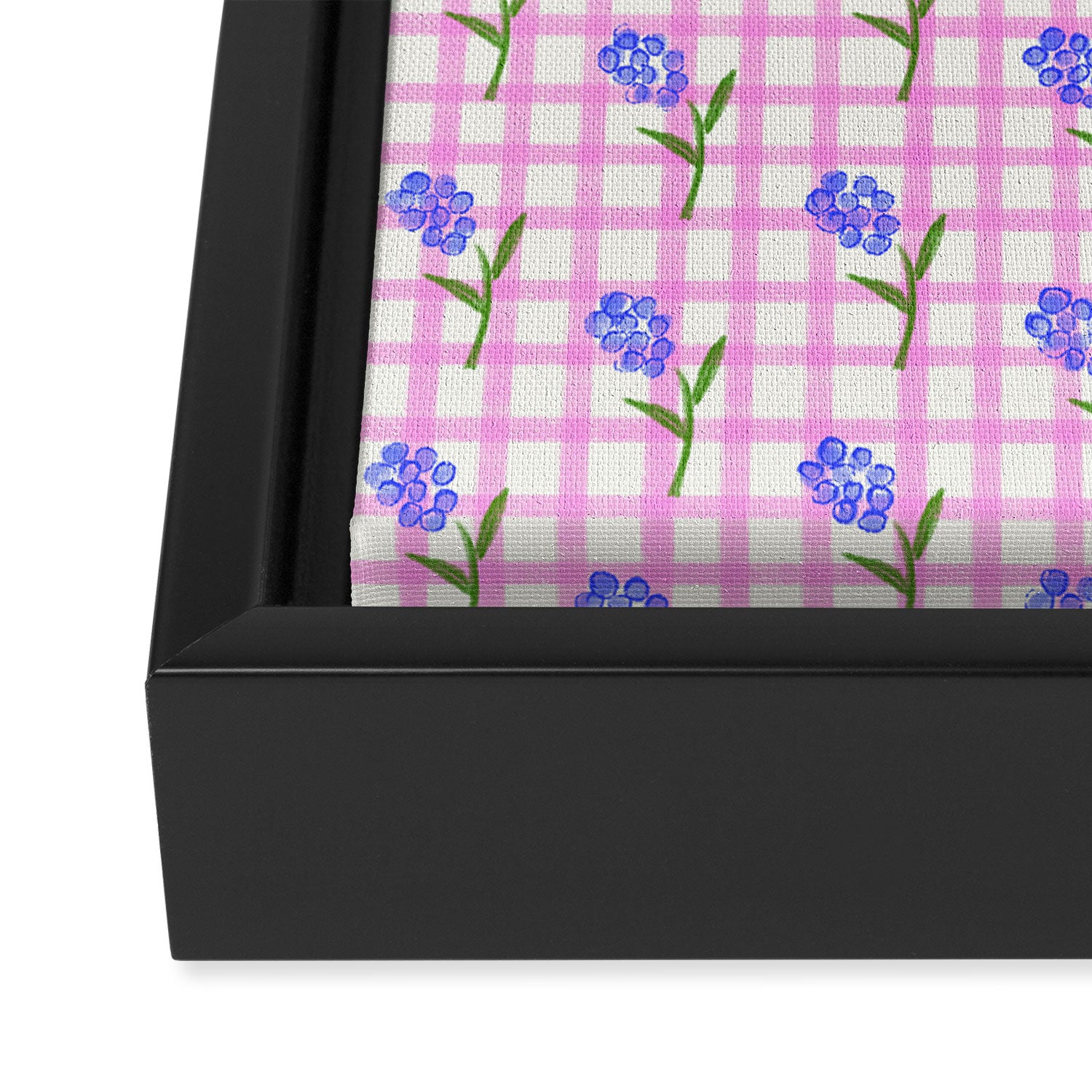 Picnic Flowers Framed Canvas Print Gallery Image 3