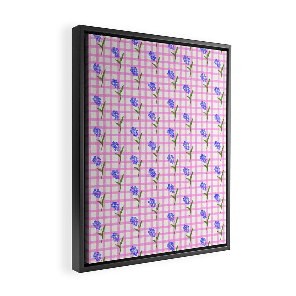 Picnic Flowers Framed Canvas Print Gallery Image 2