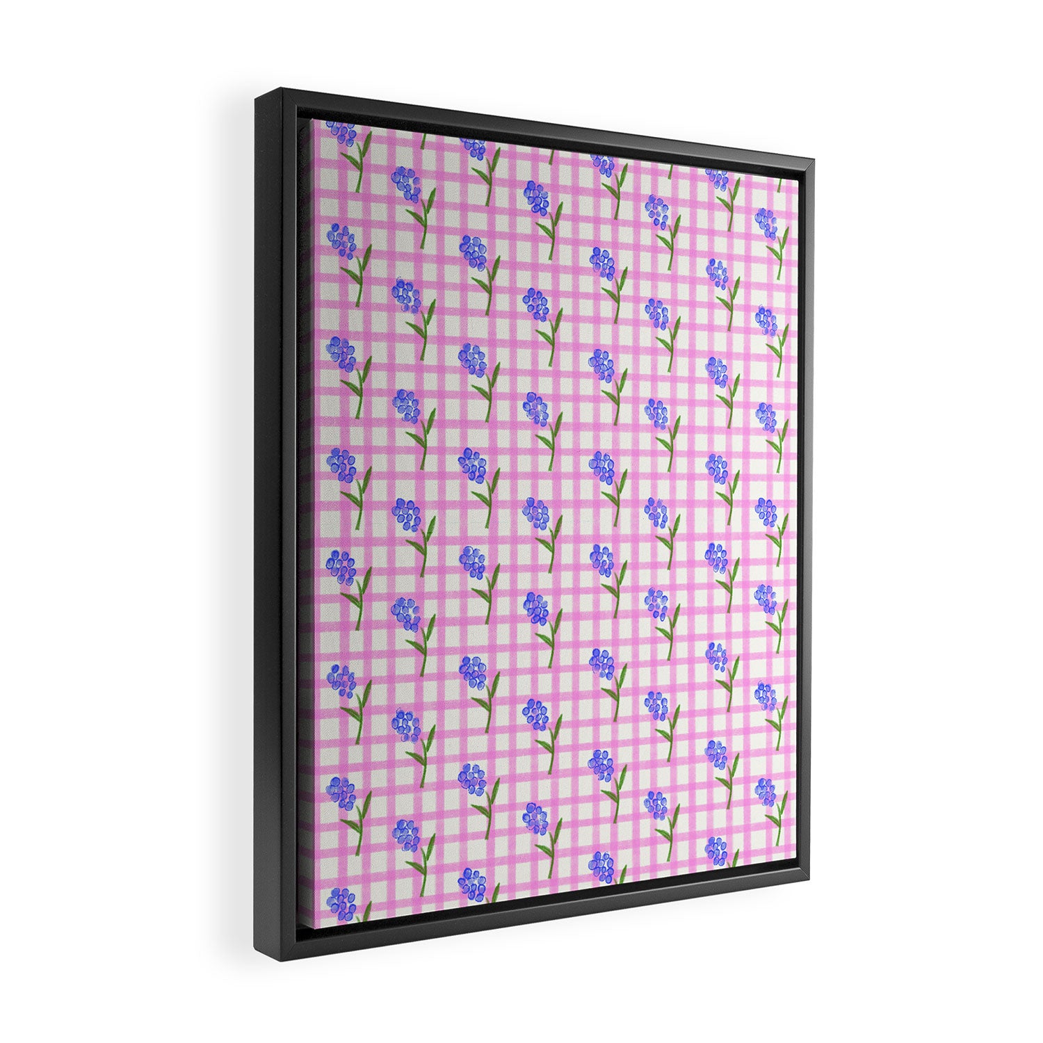 Picnic Flowers Framed Canvas Print Gallery Image 2