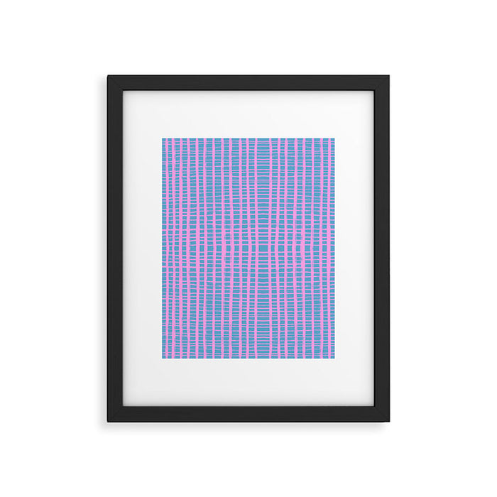 Purple Rave Framed Art Print Gallery Image 1