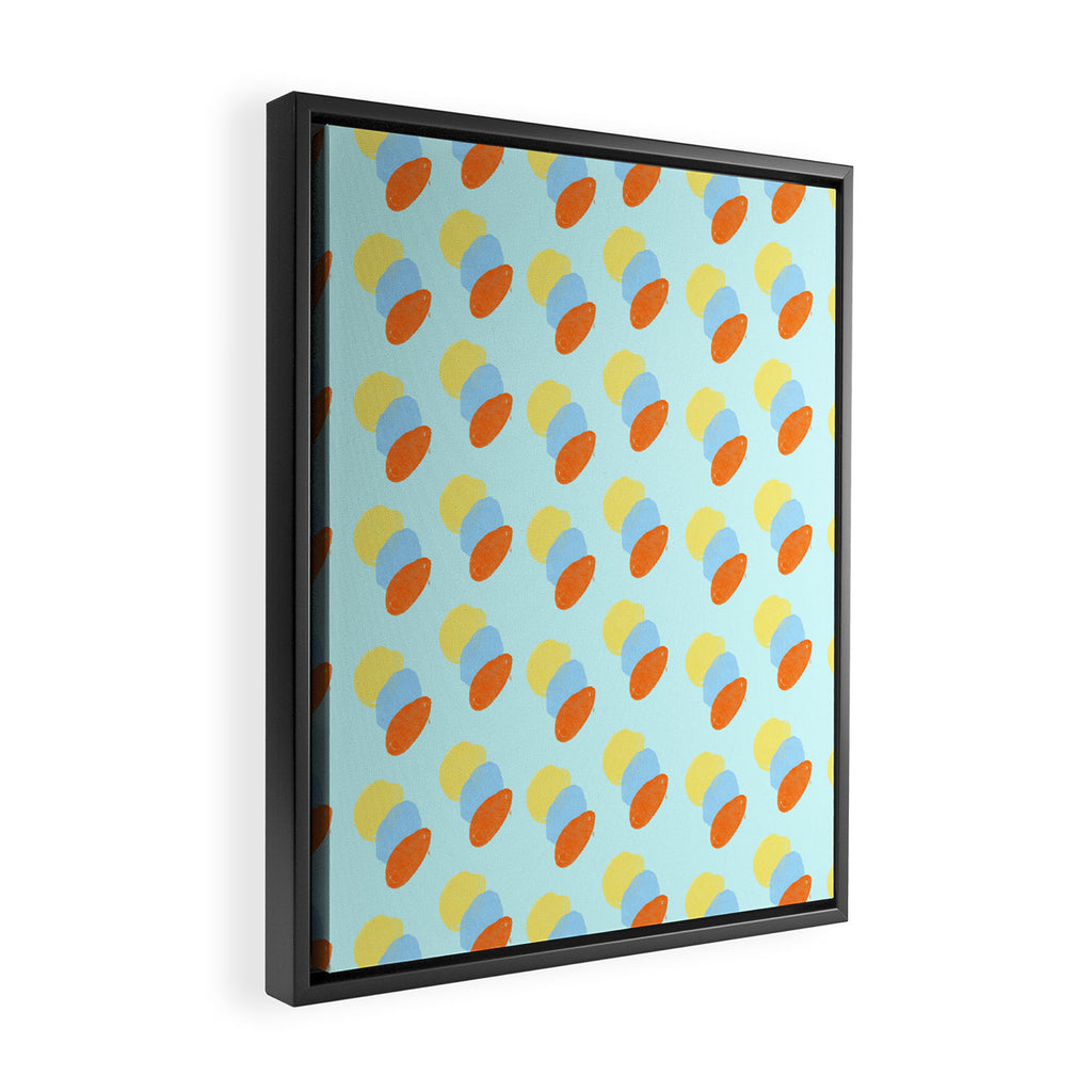Retro Bubblegum Framed Canvas Print Gallery Image 2