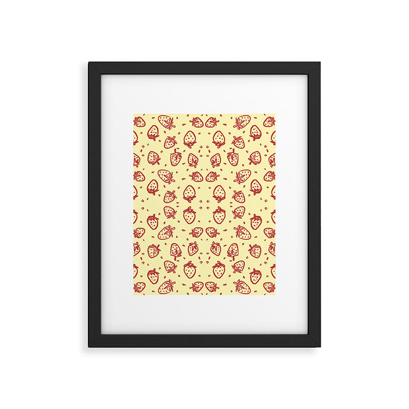Strawberry Sundae Framed Art Print Gallery Image 6