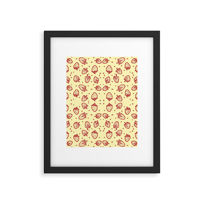 Strawberry Sundae Framed Art Print Gallery Image 1